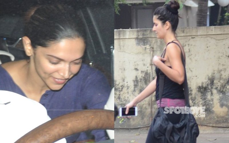 SPOTTED: Deepika Padukone And Katrina Kaif’s Outing Last Evening