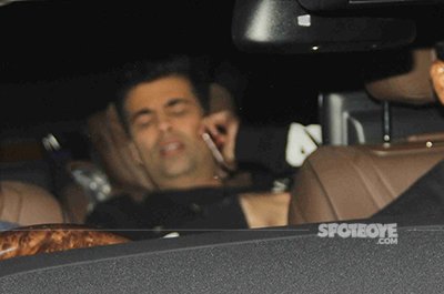 karan johar spotted