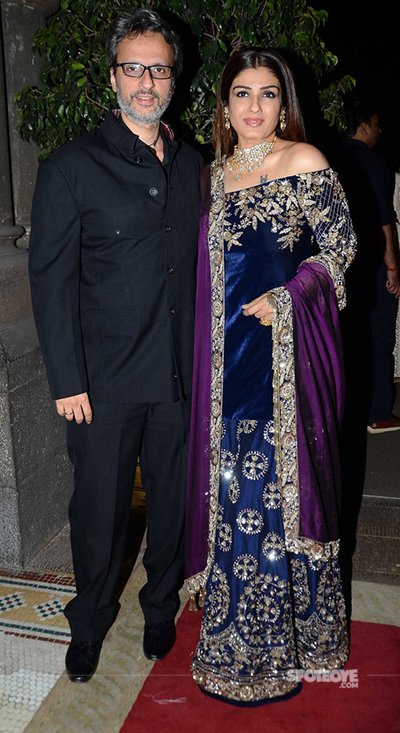 raveena tandon and husband anil thadani