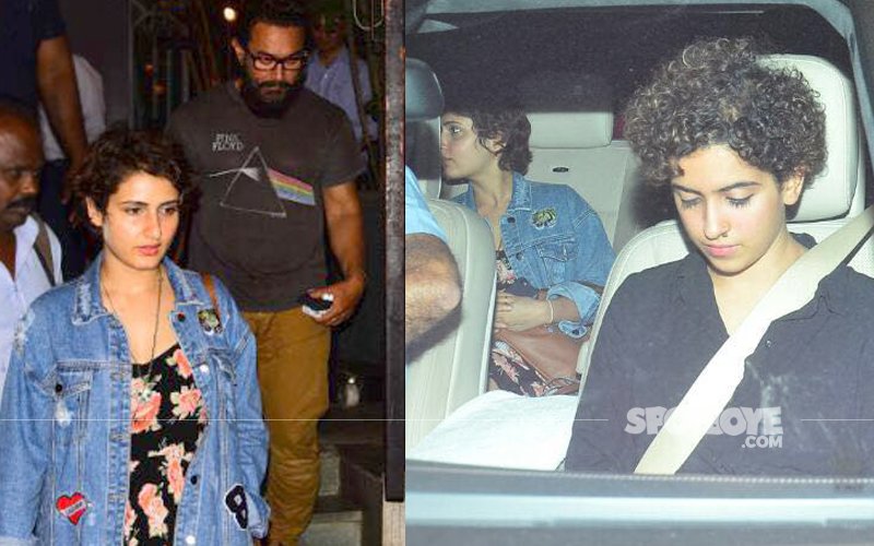 Aamir Bonds With Dangal Daughters Fatima & Sanya Over Dinner