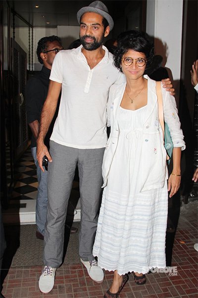 kiran rao and abhay deol spotted at bastian