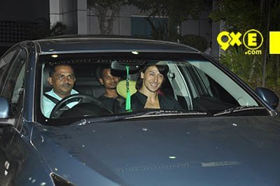 tiger shroff spotted at an event