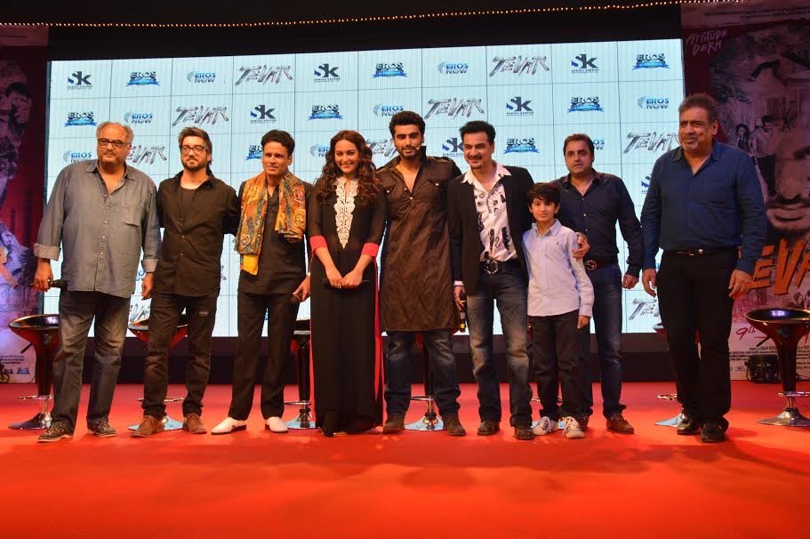 team tevar at the launch