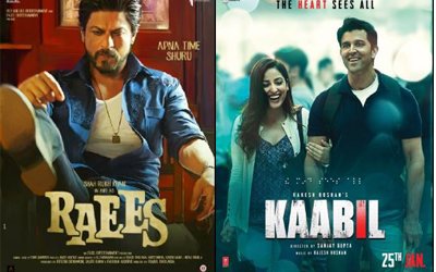Raees and kaabil poster