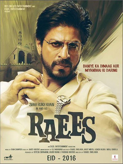 shah rukh khan in and as raees