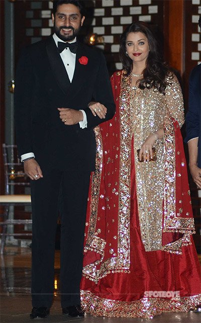 Aishwarya and Abhishek at Mukesh Ambani's Bash