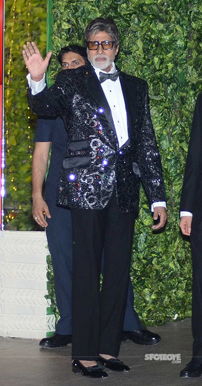 Amitabh Bachchan at Mukesh Ambani's Bash