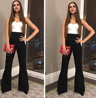 Deepika Padukone In Bell Bottoms At Esquire Awards