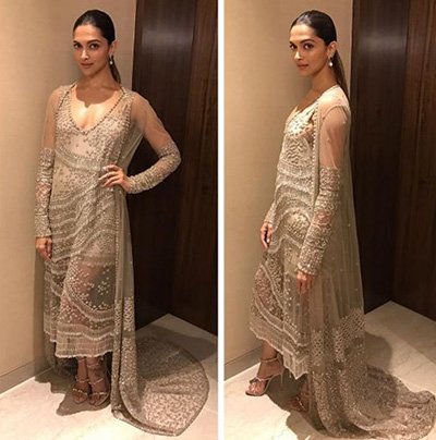 deepika padukone in sabyasachi gown