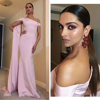 deepika pdukone in a pink ralph and russo gown