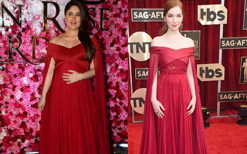 SAME PINCH: Kareena & Hollywood Actress Annalise Pick Up IDENTICAL Gowns!