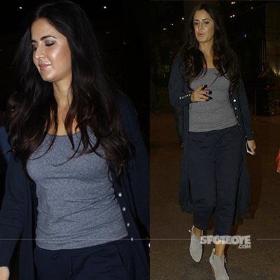 katrina spotted at mumbai airport