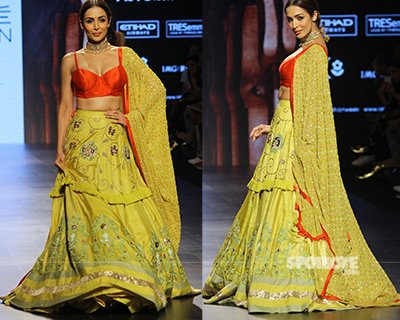 malaika arora at lakme fashion week 2017