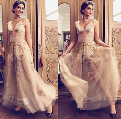 sonam kapoor in a dreamy romantic dior dress