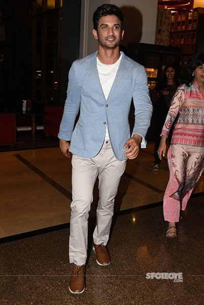 sushant singh rajput at a social event