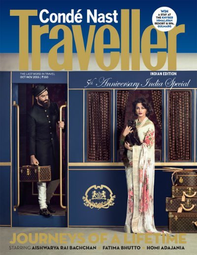 aishwarya on traveller magazine cover