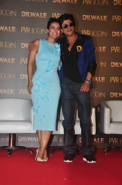 kajol devgan in gauri and nainika number at dilwale promotions