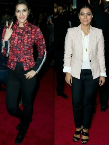 kajol and kriti sanon uk press tour dilwale kajol and kriti sanon uk press tour dilwale