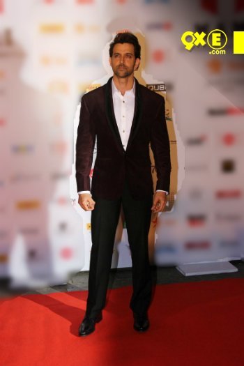 hrithik roshan in fitted jacket at an event