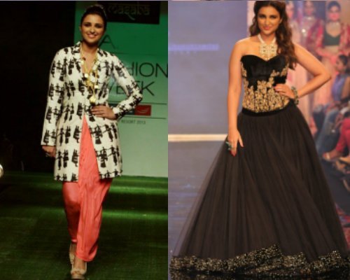 parineeti chopra stills fom previous ramp shows