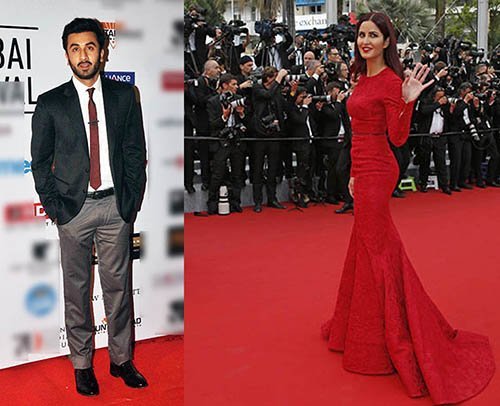 ranbir kapoor at mami film festival and katrina kaif at cannes red carpet