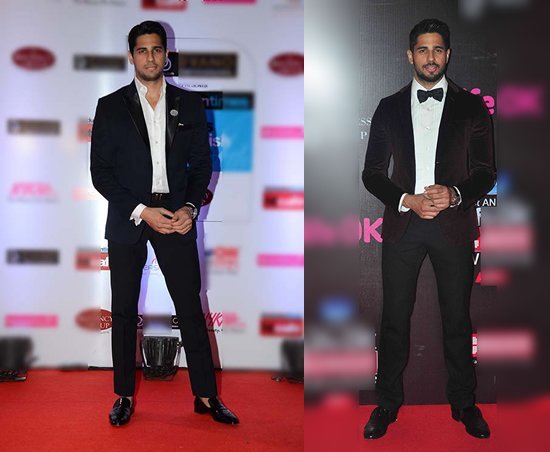 sidharth malhotra in dapper suits at red carpet