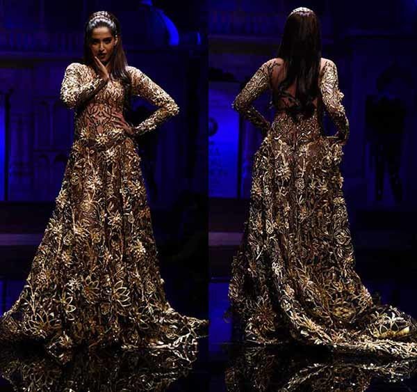 sonam kapoor walked the ramp for bmw india bridal fashion week 2015 sonam kapoor walked the ramp for bmw india bridal fashion week 2015