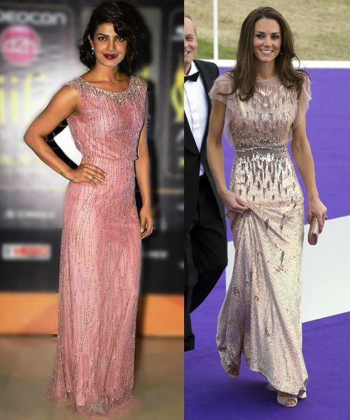 priyanka chopra and kate wore similar gown