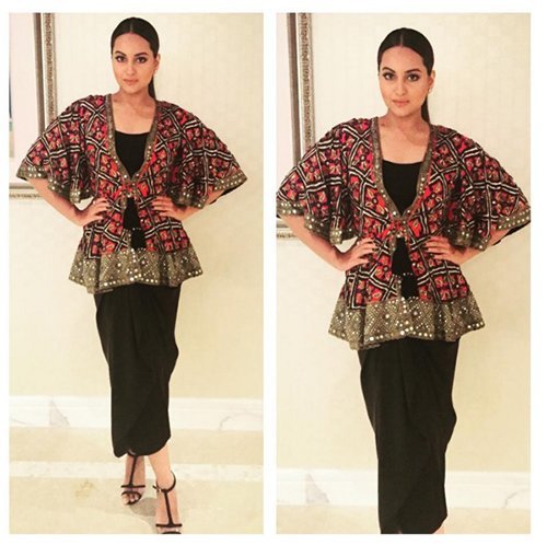 sonakshi sinha wore arpita mehta jacket