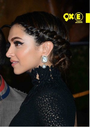 deepika donned braids at the launch