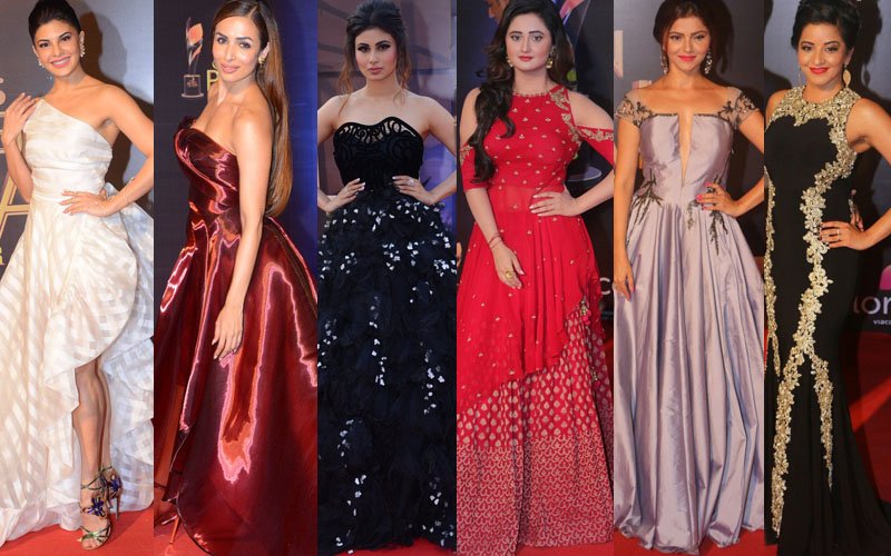 BEST DRESSED & WORST DRESSED At The Colors Golden Petals Awards 2017: Jacqueline Fernandez, Malaika Arora, Mouni Roy, Rashami Desai, Rubina Dilaik Or Monalisa?