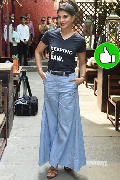 jacqueline fernandez snapped post dinnner at pali village cafe