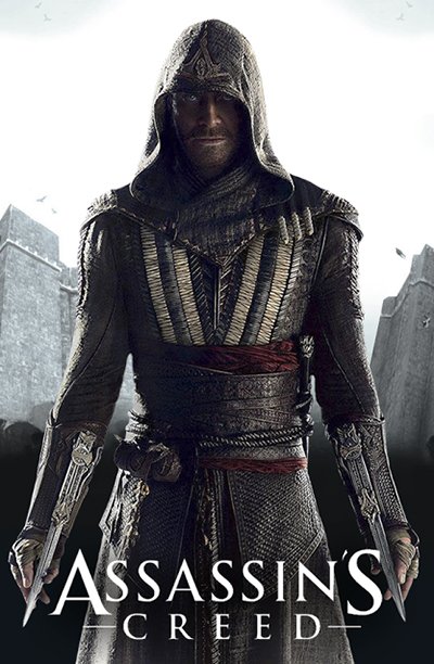 Movie Poster ASSASSIN'S CREED 2 Sided ORIGINAL Advance 27x40 MICHAEL  FASSBENDER