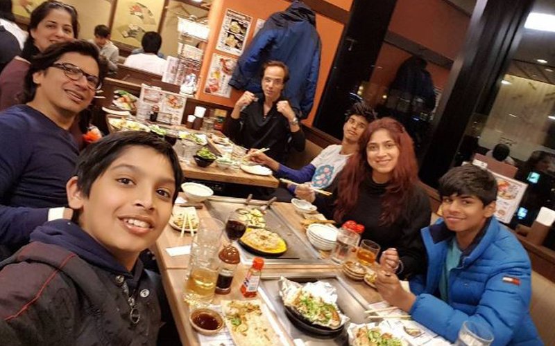 Shaan Takes Off For An Oriental Family Vacation To Japan