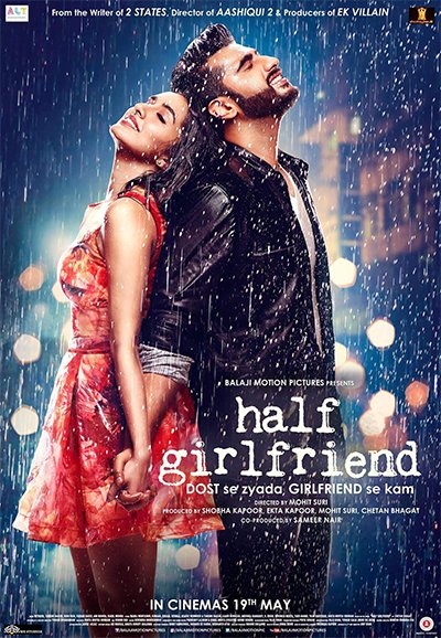 half girlfriend poster arjun kapoor and shraddha kapoor