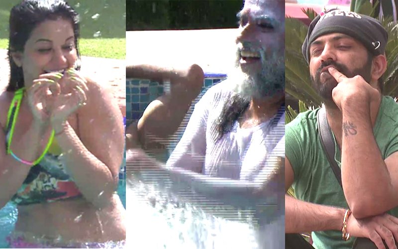 Bigg Boss 10, Day 26: Swamiji And Mona Spend Time Together In The Swimming Pool, Manu Jealous