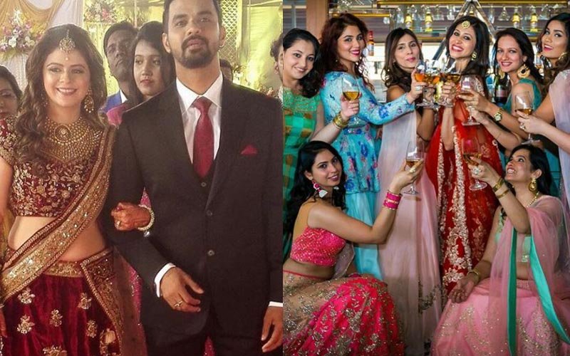 TV Stars Get Knotty: Rucha Gujarathi Weds Vishal, Kishwer Merchant Poses With Bridesmaids