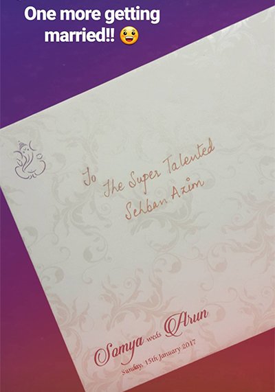 samya weds arun wedding cards