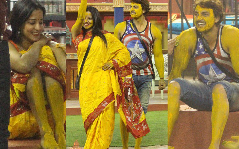 Bigg Boss 10, Day 93: Mona & Vikrant’s Haldi Ceremony Gets Underway