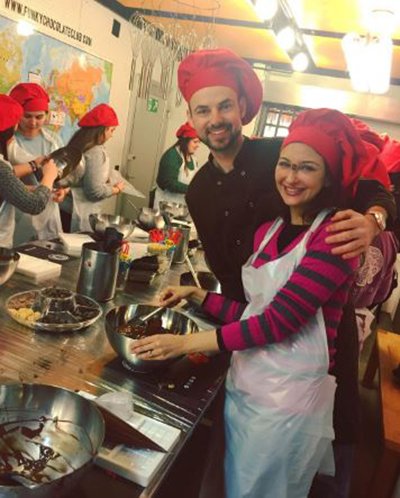 saumya tandon making chocolate