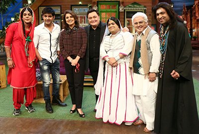 sunil grover kapil sharma neetu rishi bumper ali sagar on kapil sharma show