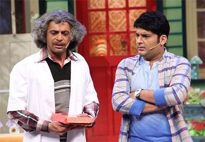 dr mashoor gulati and kapil sharma in the kapil sharma show