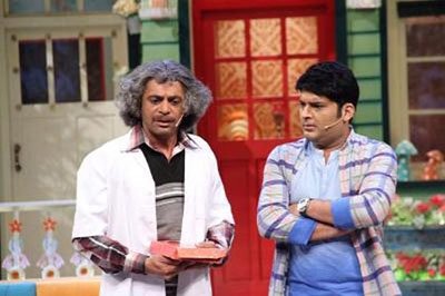 kapil sharma and sunil grover on the kapil sharma show