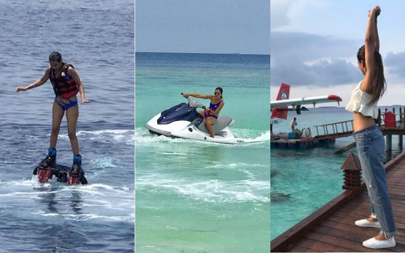 WATCH: TV’s Sexiest Star Nia Sharma Enjoys Water Sports In Maldives