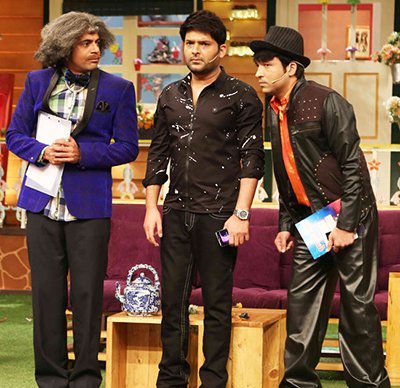 dr mashoor gulati kapil sharma show and chandan prabhakar in the kapil sharma show