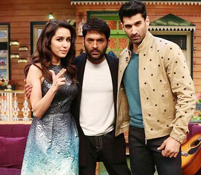 shraddha kapoor and aditya roy kapoor the kapil sharma show