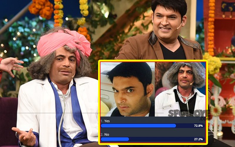 72.8% Of SpotboyE Readers Say That Kapil Sharma’s Apology To Sunil Grover Is Fake