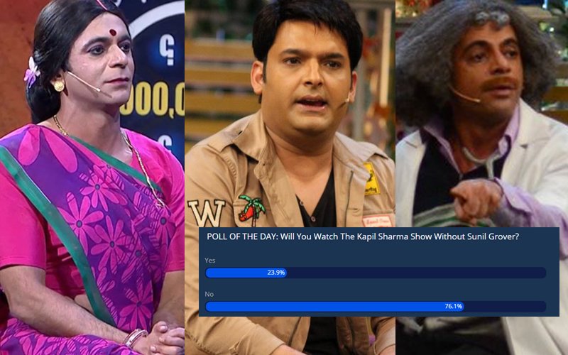 76.1% Of SpotboyE Readers Say They Will Not Watch The Kapil Sharma Show Without Sunil Grover