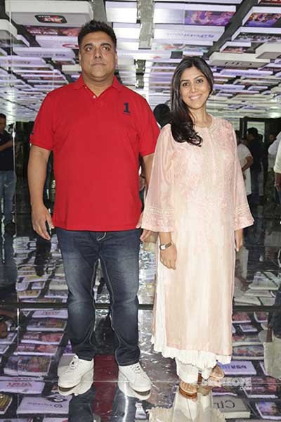 ram and sakshi at the event