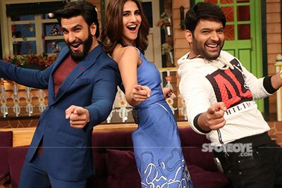 ranveer singh vaani kapoor promote befikre on the kapil sharma show